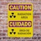Signmission Radiation & Laser Sign, 10 in H x 7 in W, Plastic, Rectangle OS-2PACK-CR-P-710-L-10184 - alternate 3